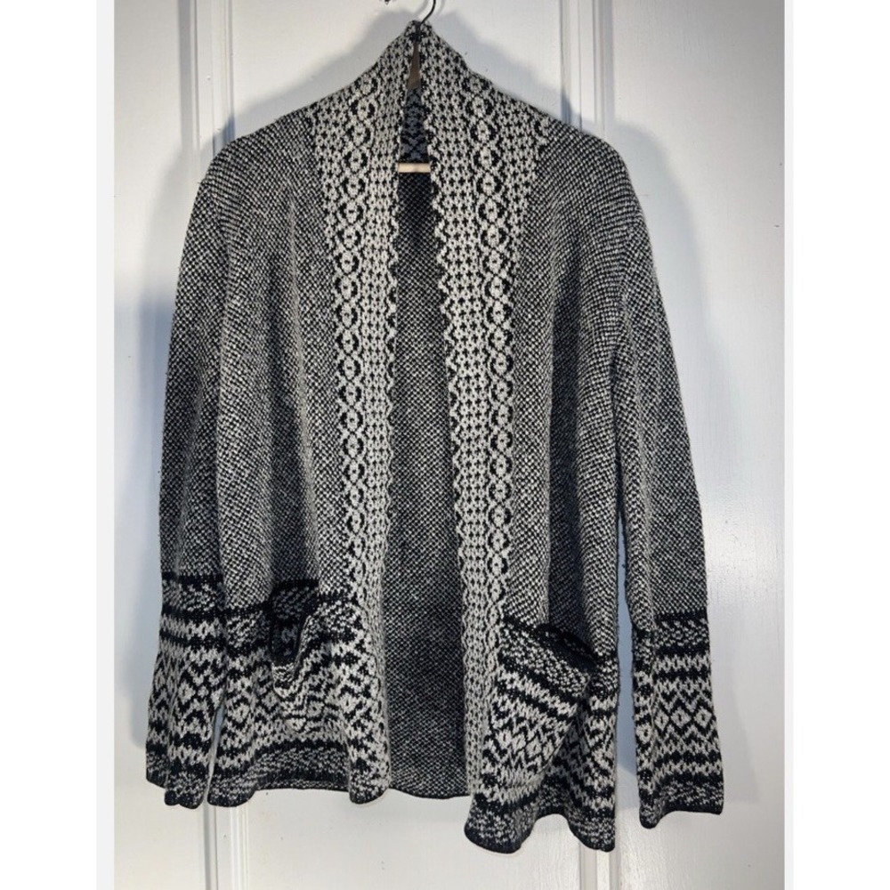 Lucky Brand Women's Border Cardigan Sz S